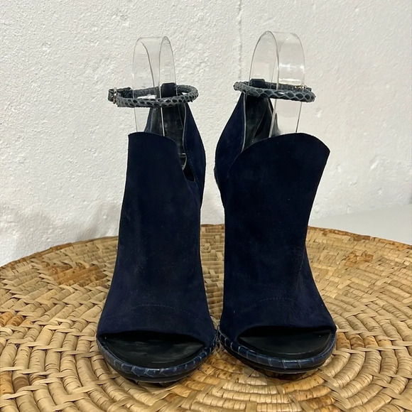 Balenciaga Paris Peep Toe Stiletto Heels - Picture 2 of 7